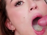 Pov homemade amateur facial cumshot and blowjob