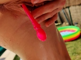 Beautiful Sonya having a horny solo toy masturbation
