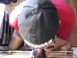 Cockhungry moustache deepthroating BBC