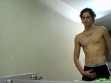 Joey Steels Flaunts His Body And Strokes His Big Cock