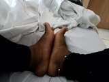 Amateur Foot Fetish Girlfriend Sucks and gives a Footjob