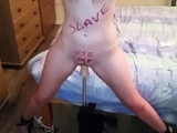 Tied-Up Webcam Solo Anal Play