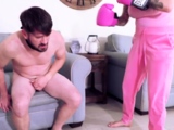 Brunette girl hardcore with cumshot